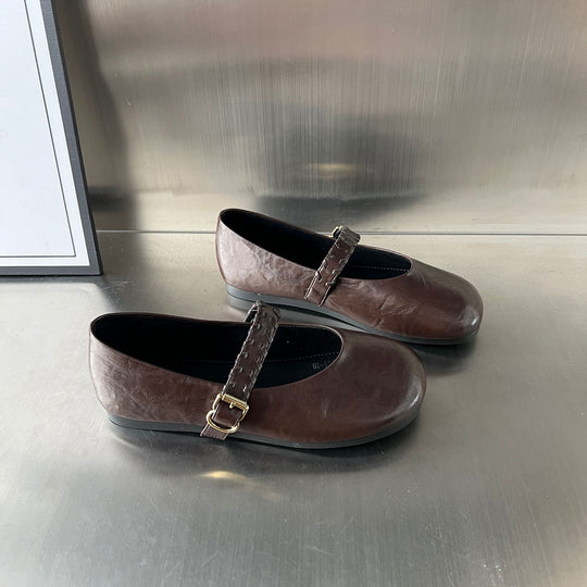 Damen Ballerinas mit elegantem Riemen und komfortabler Innensohle EB