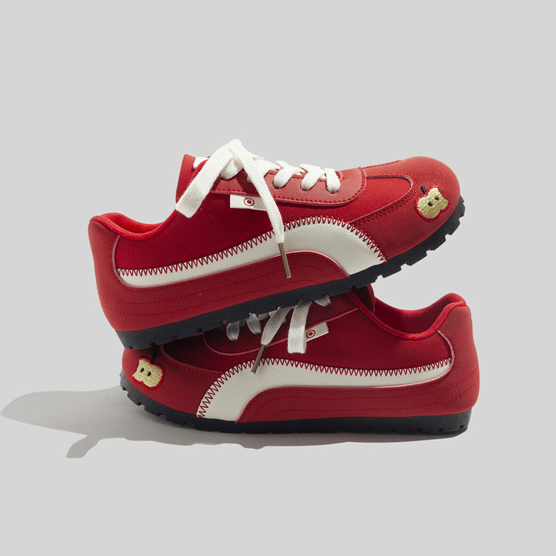Damen Sportliche Sneaker mit verspieltem Tiermotiv und strapazierfähigem Obermaterial EB