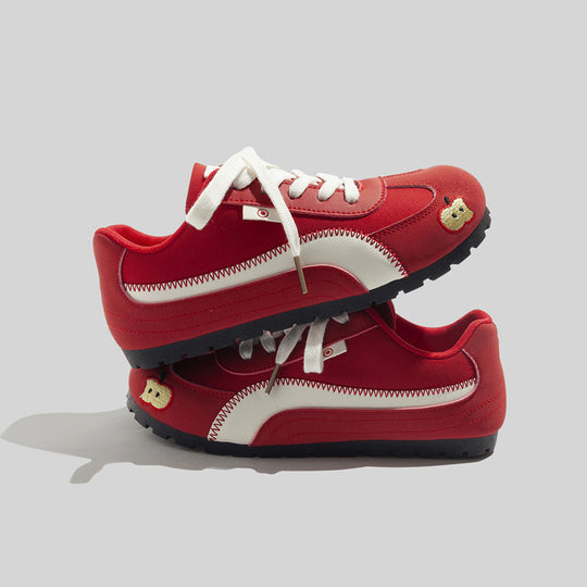 Damen Sportliche Sneaker mit verspieltem Tiermotiv und strapazierfähigem Obermaterial EB