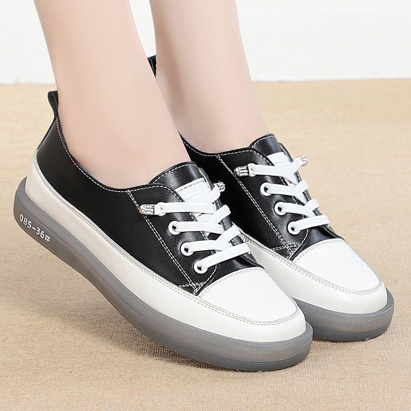 Damen Sportliche Sneaker mit modischem Kontrastdesign und bequemem Fußbett EB