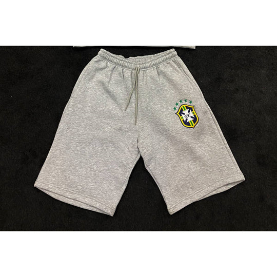 Damen nan weite Jogginghose mit elastischem Bund, Tunnelzug und gesticktem Emblem EB