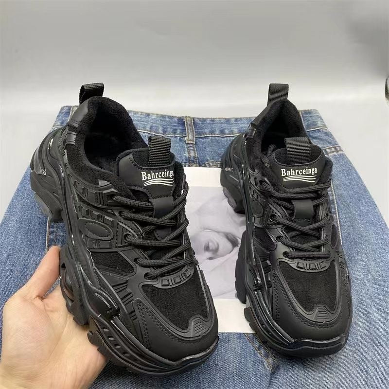 Damen Sportliche Chunky Sneakers mit gepolsterter Innensohle und atmungsaktivem Obermaterial EB