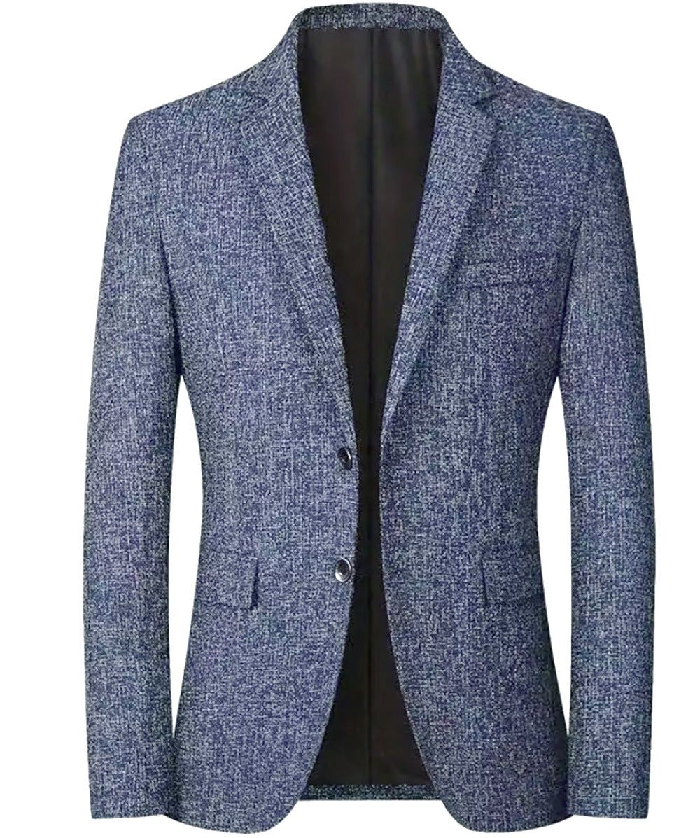 Herren moderner und eleganter Blazer aus Strukturstoff EB