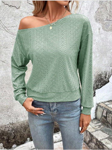 Damen Komfortables und stilvolles asymmetrisches Sweatshirt EB