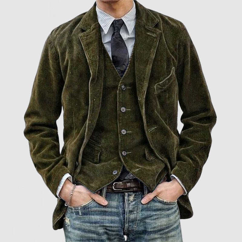 Herren Samt Blazer EB