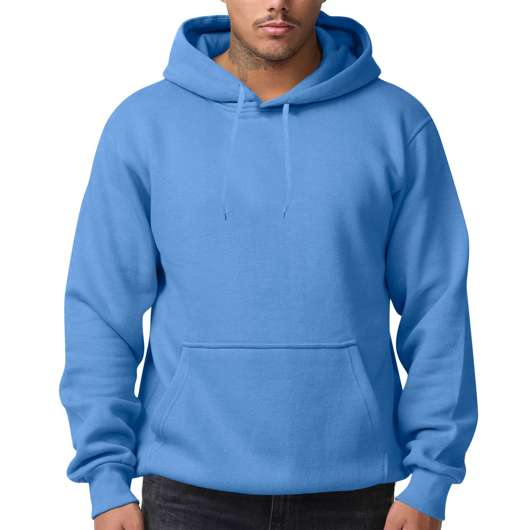 Herren nan Premium-Kapuzenpullover mit Kängurutasche, innen angerautem Fleece, verstärkter Nackennaht und geripptem Saum EB