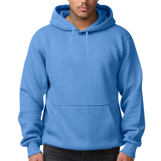 Herren nan Premium-Kapuzenpullover mit Kängurutasche, innen angerautem Fleece, verstärkter Nackennaht und geripptem Saum EB