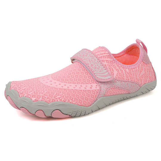 Damen Barfuß-Schwimmschuhe mit rutschfester Sohle und elastischem Klettverschluss EB