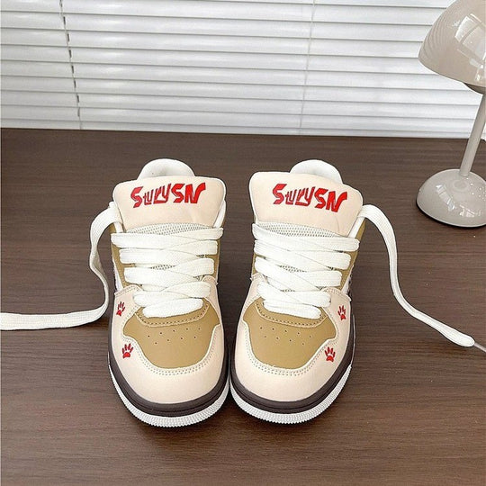 Damen Urbaner Sportlicher Sneaker mit kreativen Akzenten EB
