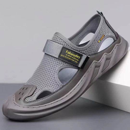 Damen Sportliche Sandalen mit anatomisch geformtem Fußbett und rutschfester Sohle EB