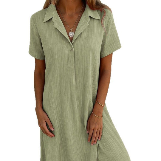 Damen Hemdblusenkleid EB