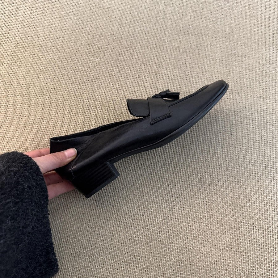 Damen elegante Mokassins mit modischem Quasten-Design EB