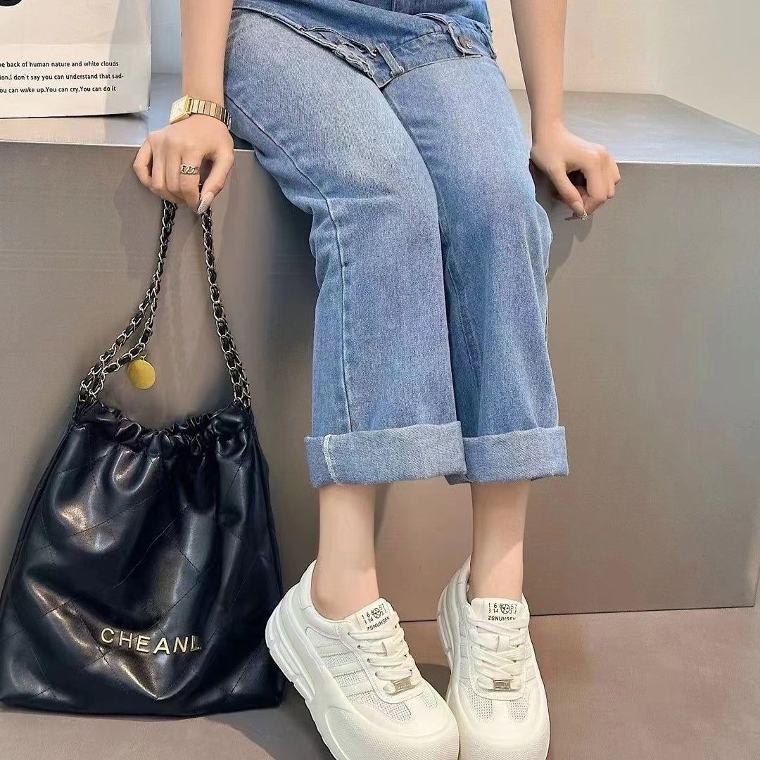 Damen Komfortable Sneakers mit rutschfester Sohle und atmungsaktivem Mesh-Obermaterial EB