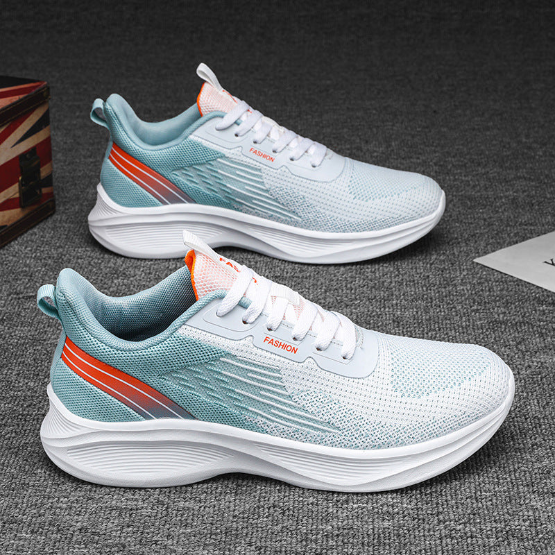 Damen Sportliche Sneakers mit atmungsaktivem Mesh-Obermaterial und bequemer Dämpfung EB