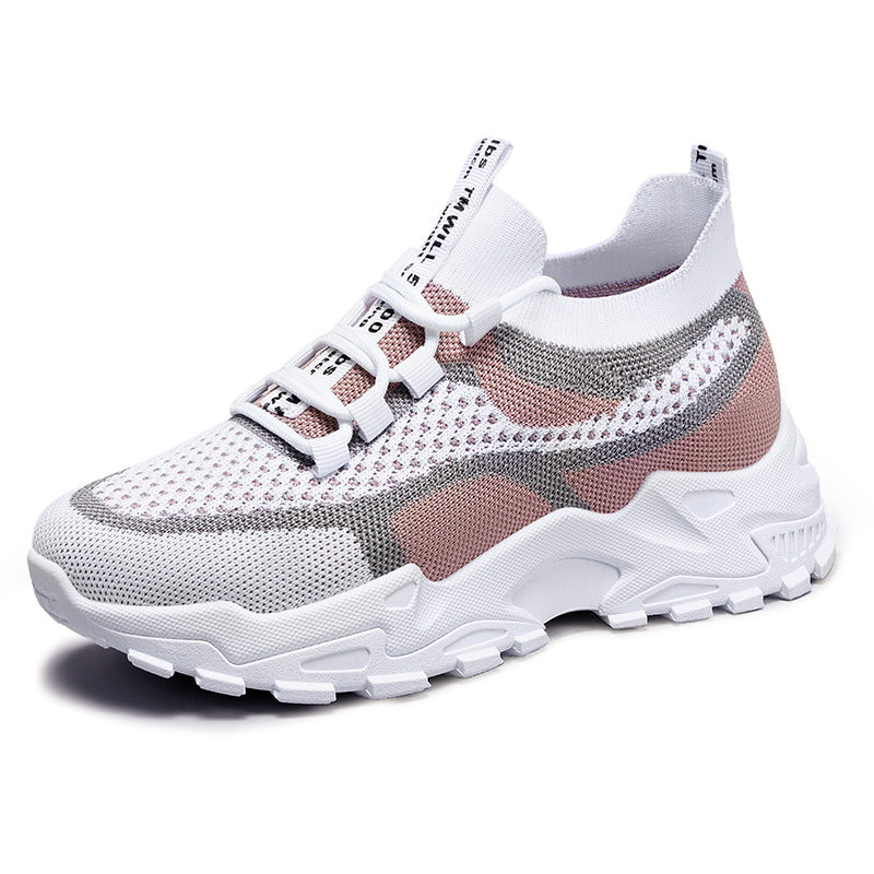 Herren nan gestrickter Sockensneaker mit elastischem Schlupfdesign und profiliertem Trail-Plateau EB