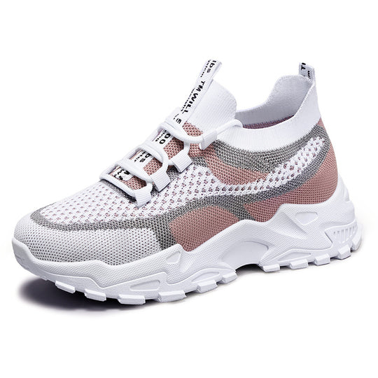 Herren nan gestrickter Sockensneaker mit elastischem Schlupfdesign und profiliertem Trail-Plateau EB