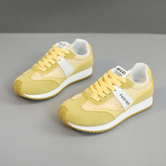 Damen Sportliche Sneakers mit atmungsaktivem Obermaterial und dämpfender Sohle EB