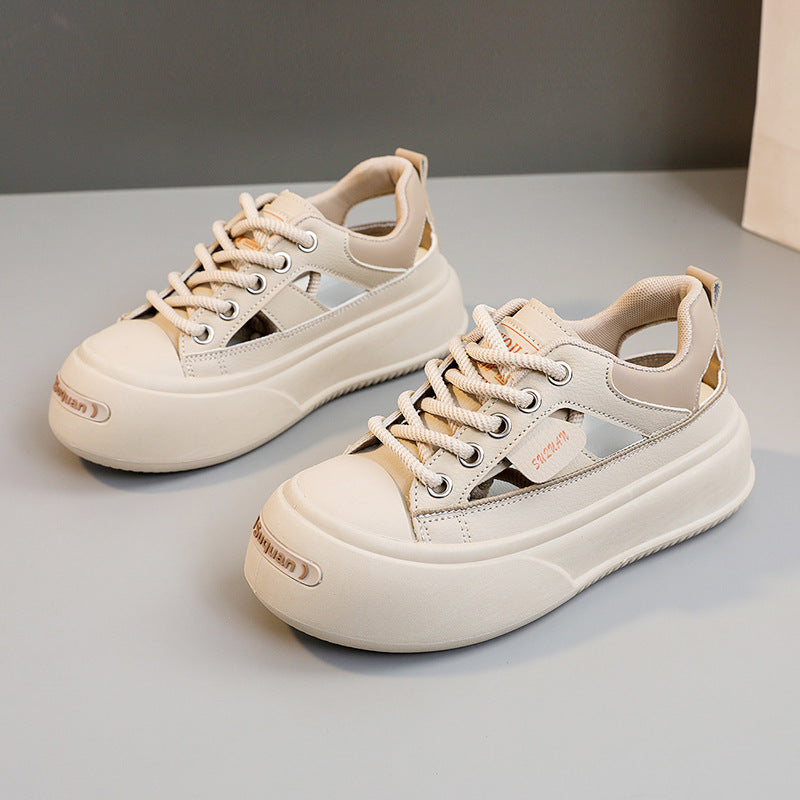 Damen modische Sneaker mit innovativem Sohlendesign und atmungsaktiver Obermaterialstruktur EB