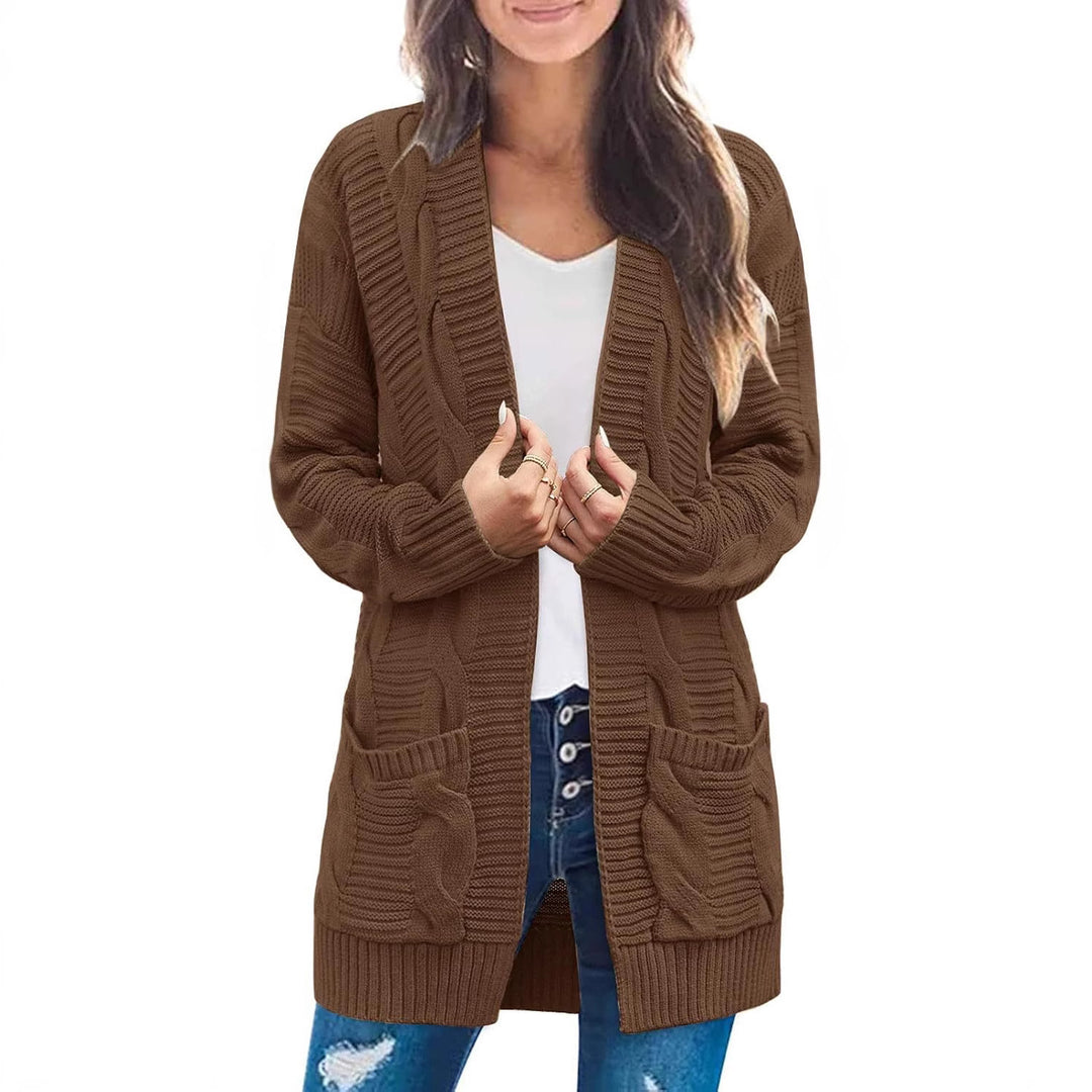 Damen lässiger Strickcardigan EB