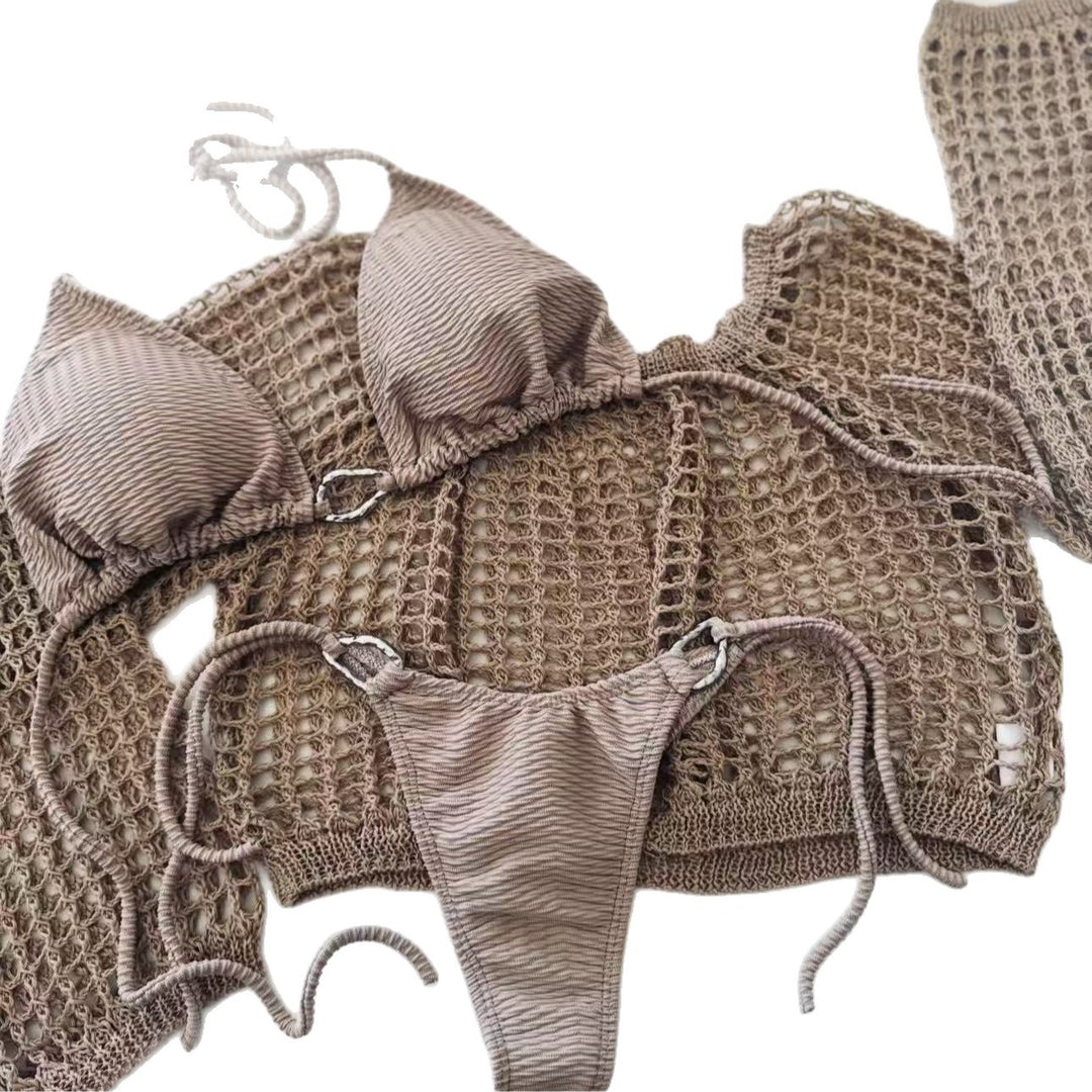 Damen luxuriöses Häkel-Bikini-Set EB