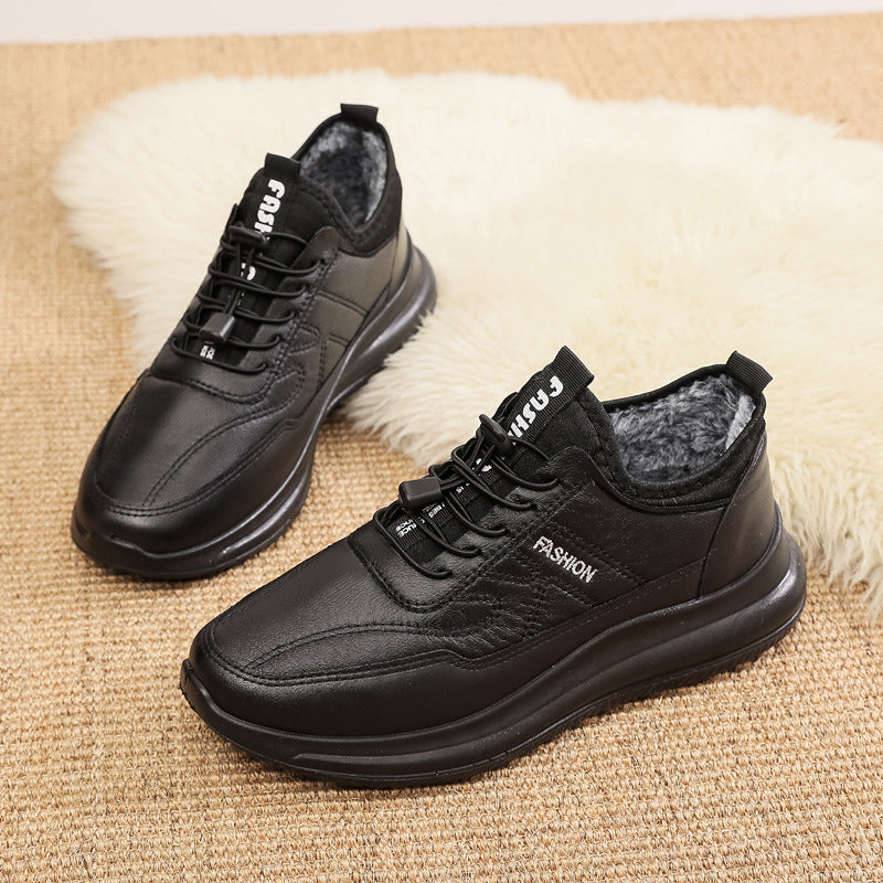 Damen Sportliche Sneakers mit kuscheligem Innenfutter und rutschfester Sohle EB