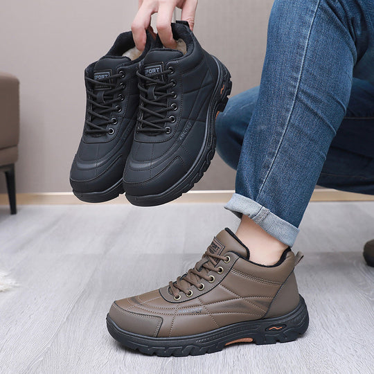 Damen Robuste Winterboots mit warmem Innenfutter und rutschfester Sohle EB