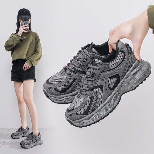 Damen Atmungsaktive Sport Sneakers mit dämpfender Laufsohle EB