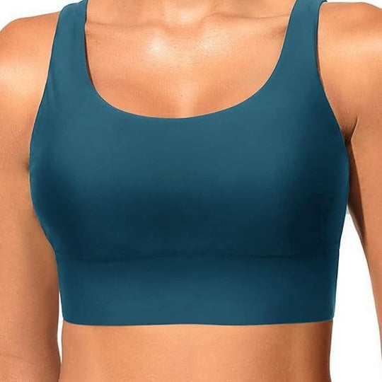 Damen sportlicher Crop-Top mit klassischen Streifen EB