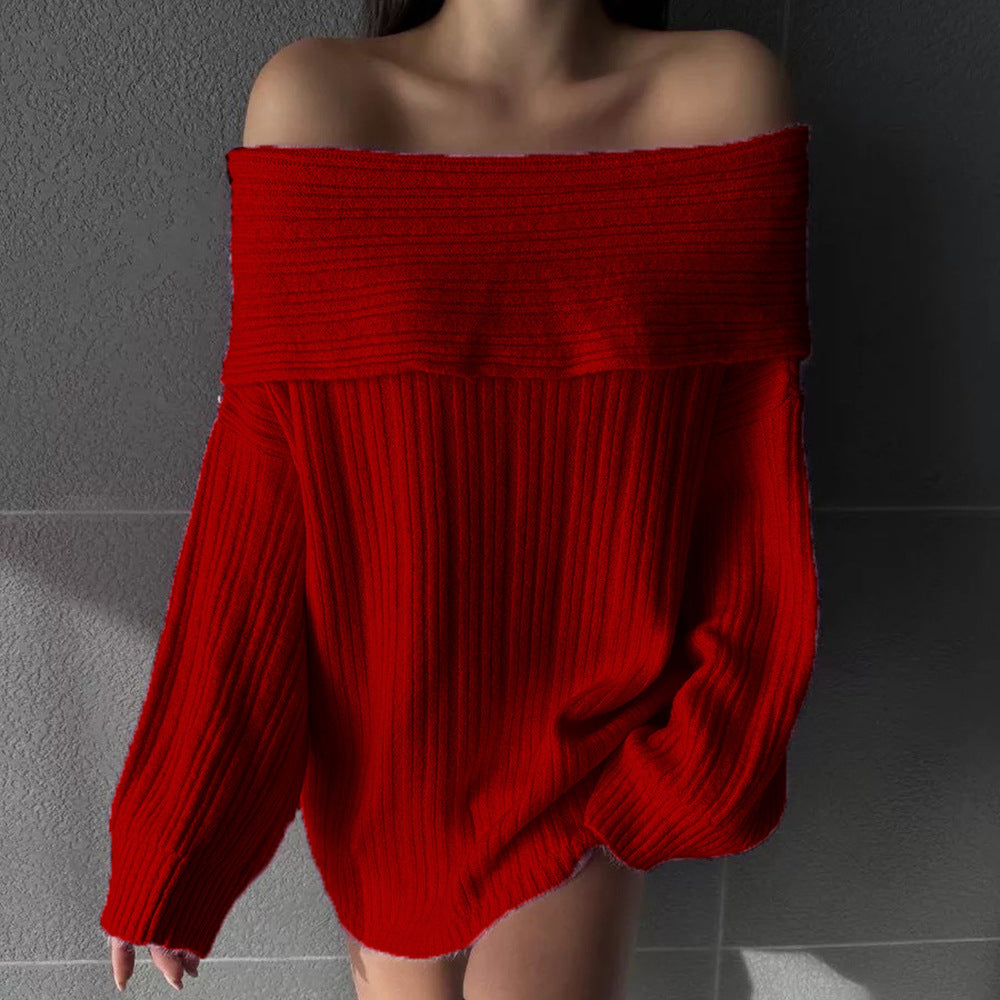 Damen Oversized Strickpullover EB