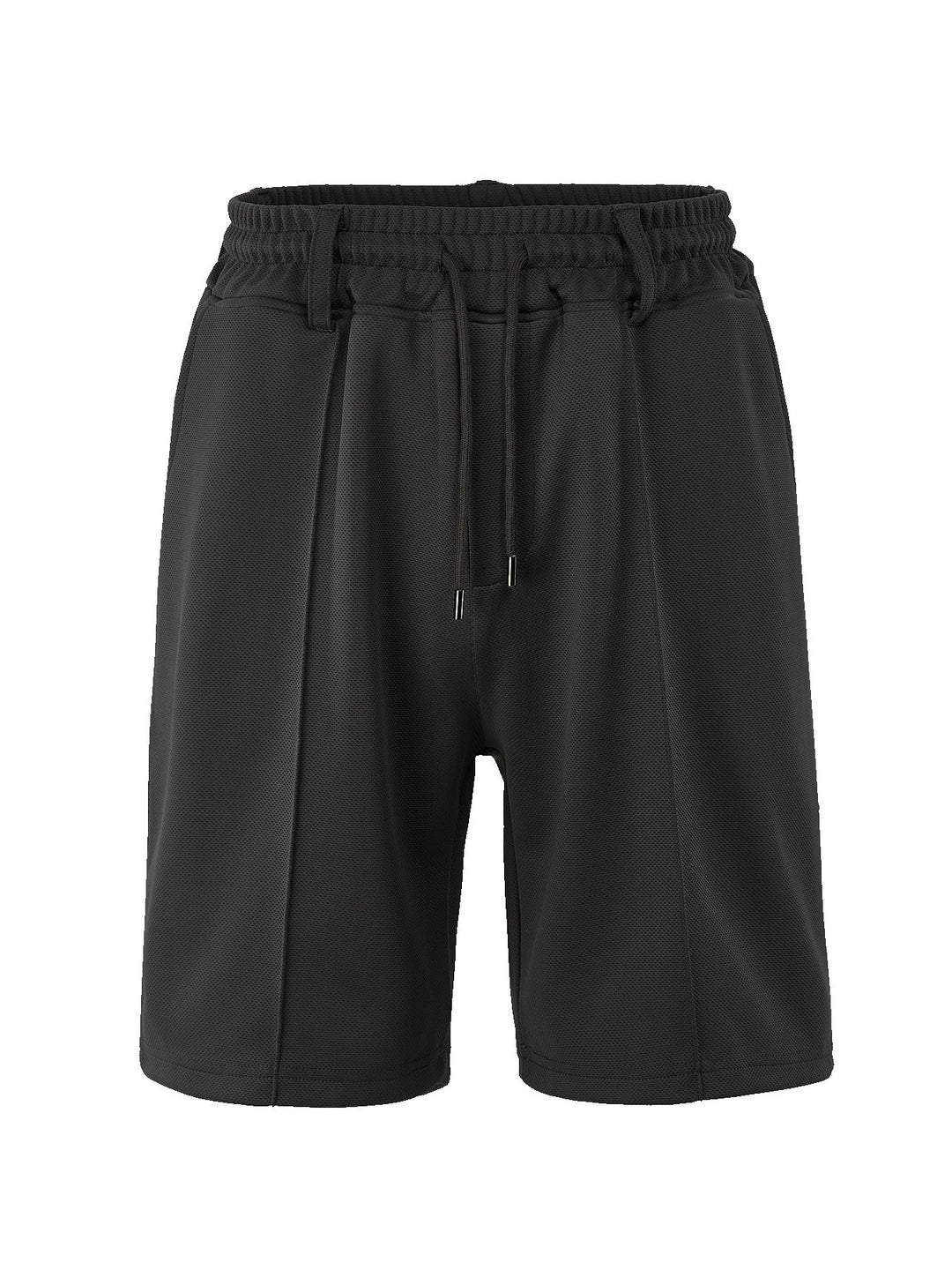 Herren nan knielange Sportshorts mit Netzstruktur, elastischem Tunnelzug und Gürtelschlaufen EB