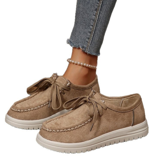 Damen Mokassins mit weichem Wildleder und rutschfester Sohle EB