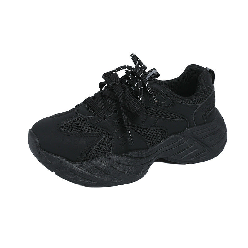Damen Sportliche Sneaker mit atmungsaktiver Mesh-Oberfläche und dämpfender Sohle EB