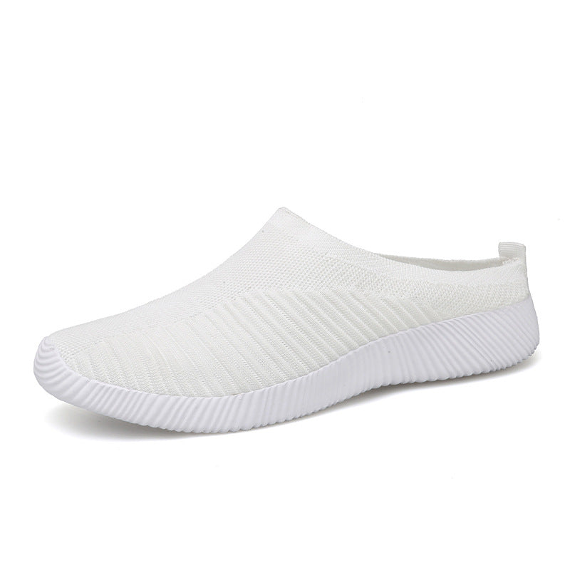 Damen Atmungsaktive Slip-On Freizeitschuhe mit elastischem Obermaterial EB
