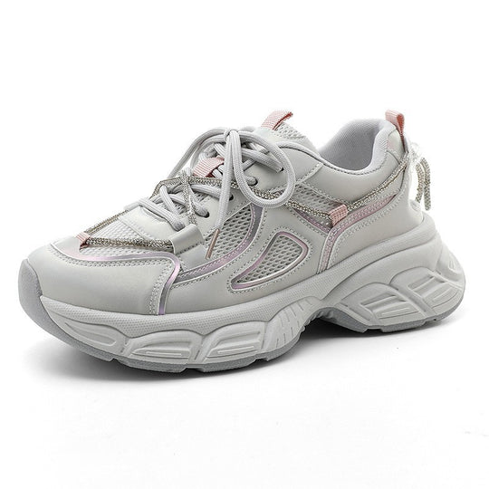 Damen Sportliche Sneakers mit modernem Design und dämpfender Sohle EB