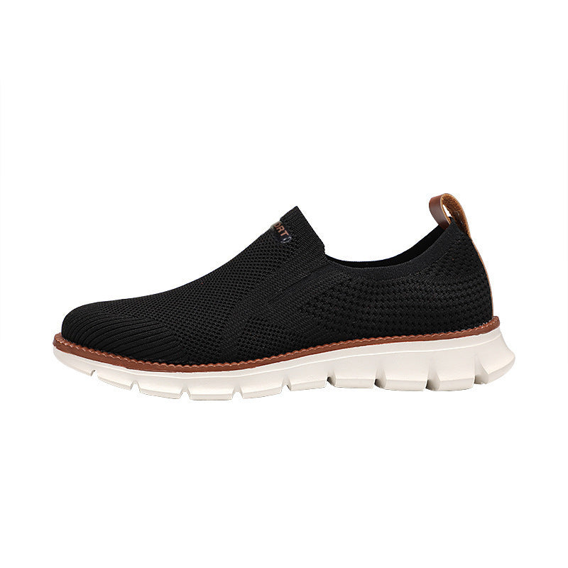 Damen Atmungsaktive Slip-On Freizeitschuhe mit flexiblem Obermaterial EB