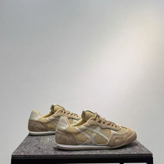 Damen modische und atmungsaktive Sneaker mit hochwertigem Wildleder und Mesh von EB