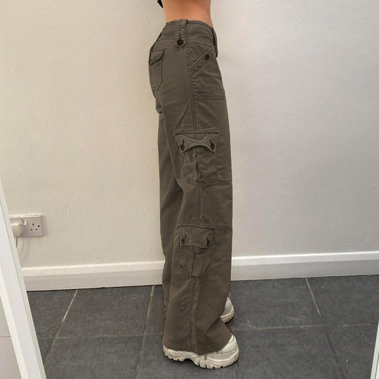 Damen Cargo-Hose mit praktischen Seitentaschen und lässigem Schnitt EB