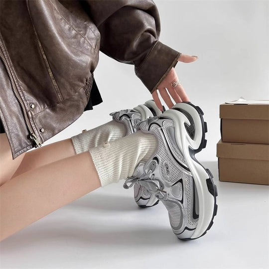 Damen Sportliche Chunky Sneakers mit innovativem Dämpfungssystem EB