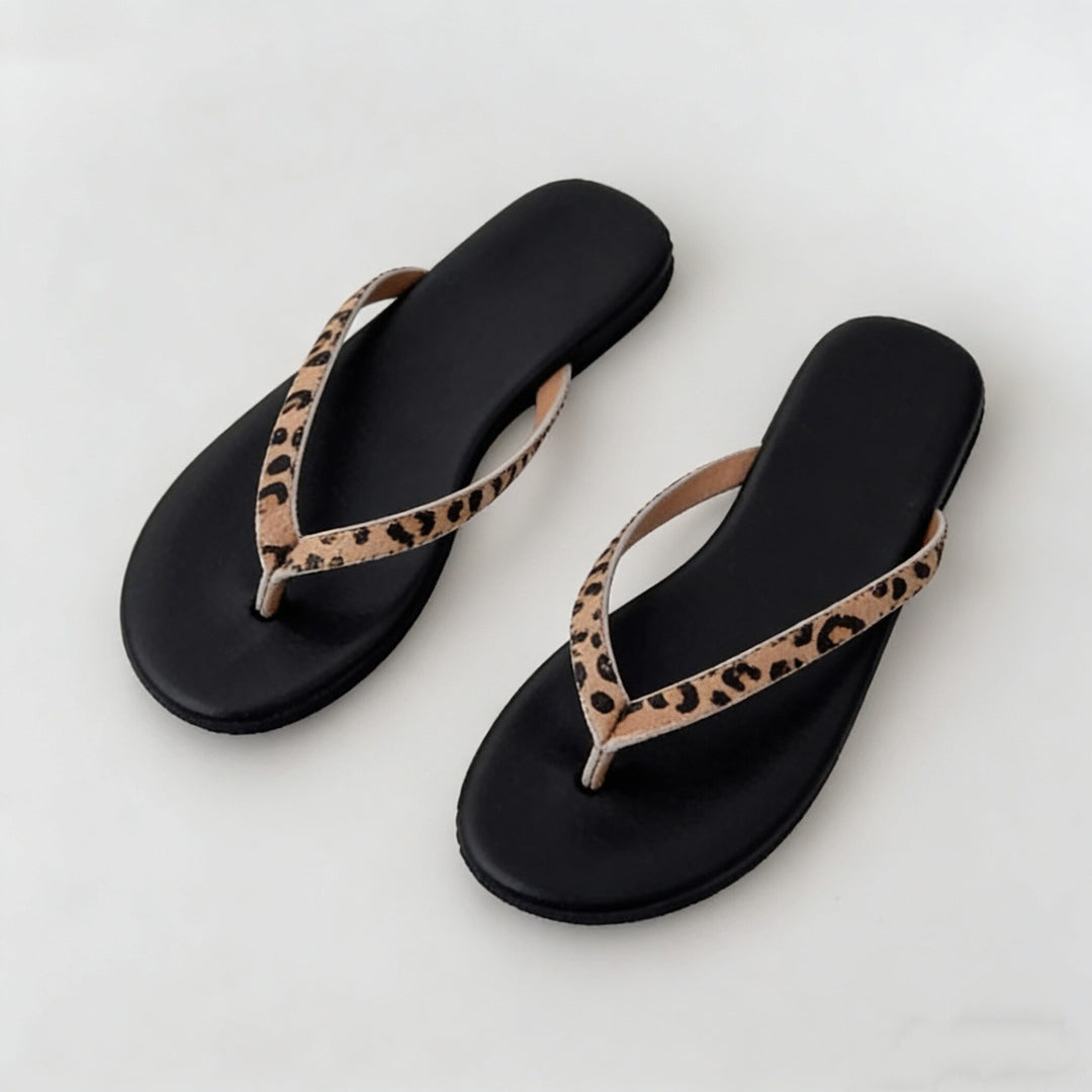 Damen Zehentrenner-Sandalen mit ergonomischem Fußbett und flexibler Sohle EB