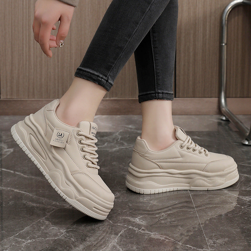 Damen modische Plateau Sneakers mit federleichter Dämpfung und ergonomischem Design EB