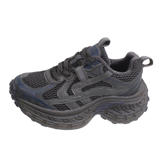 Damen sportliche Lauf-Sneaker mit atmungsaktivem Obermaterial und gepolsterter Sohle EB