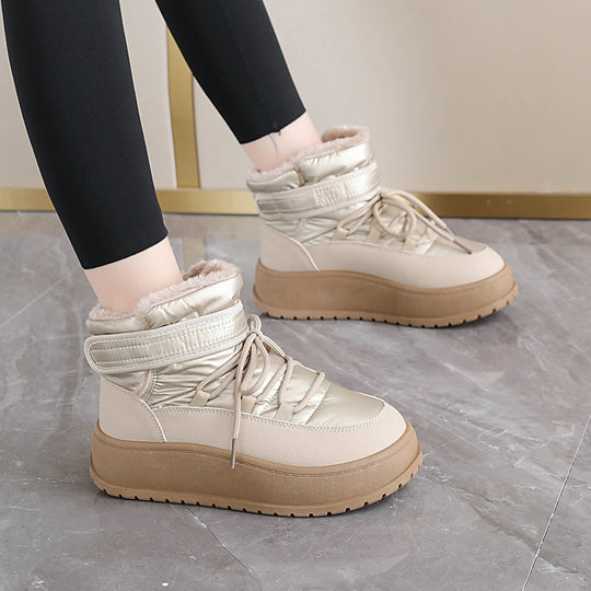 Damen gefütterte High-Top Stiefel EB