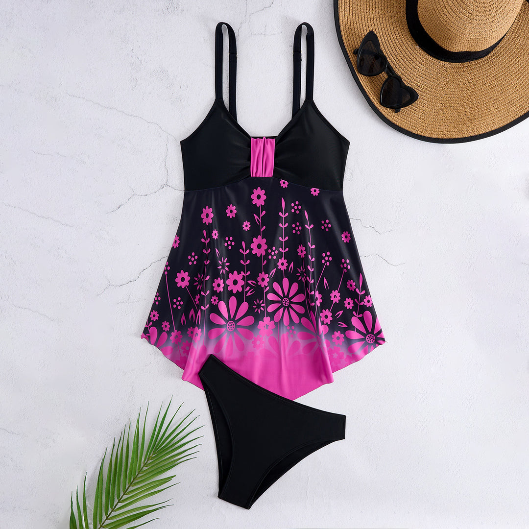 Damen Tankini-Set mit floralem Design und schmeichelndem Schnitt EB