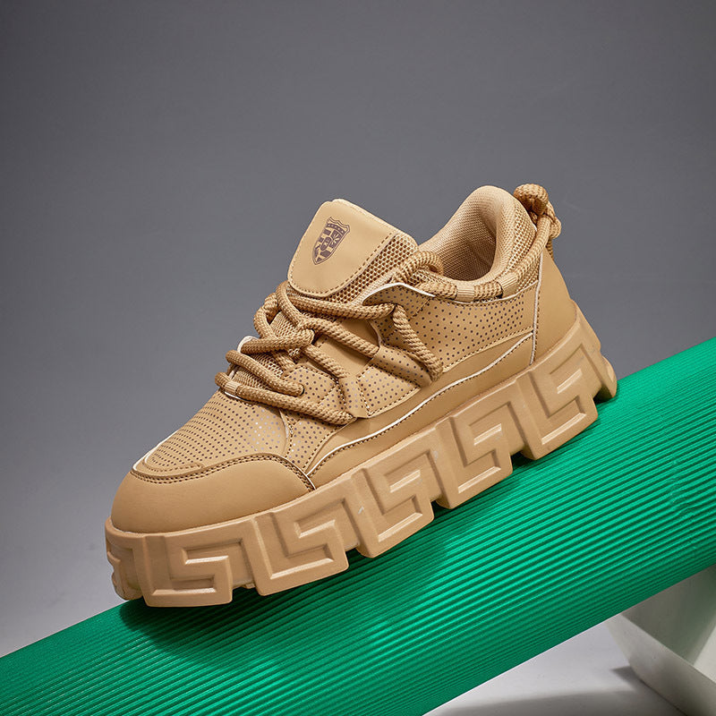 Damen Sportliche Chunky Sneakers mit atmungsaktivem Obermaterial und rutschfester Sohle EB