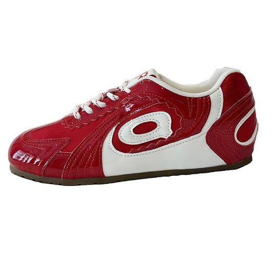 Damen modische Sport-Sneaker mit atmungsaktiver Obermaterialstruktur und stoßdämpfender Sohle EB