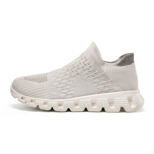 Damen Atmungsaktive Slip-On Sneakers mit dämpfender Sohle EB