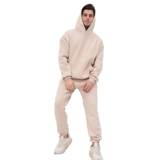 Damen nan extraweicher Oversize-Hoodie mit strukturierter Kängurutasche, überschnittener Schulter und angerauter Innenseite EB