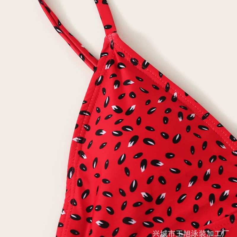 Damen Bikini-Set mit fruchtigem Ananas-Design EB