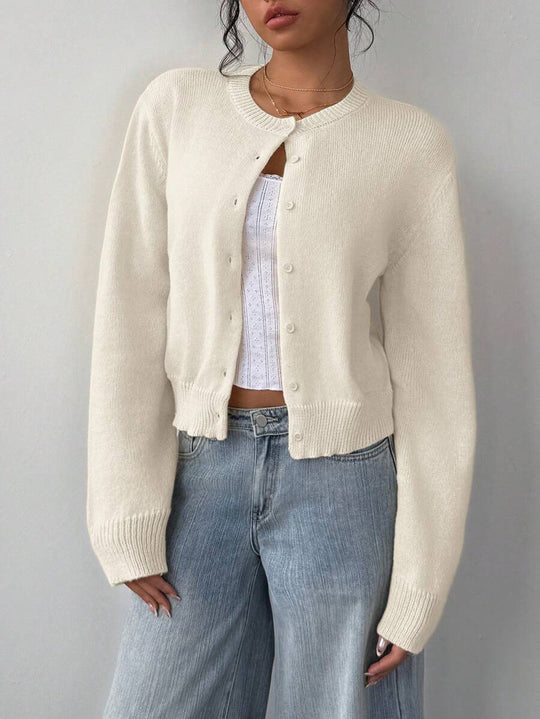 Damen Strickjacke im Oversized-Stil EB