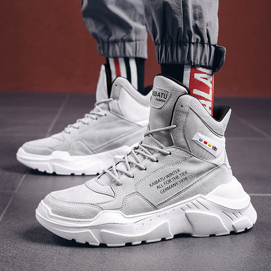 Damen High-Top Sneaker mit funktionalem Design EB
